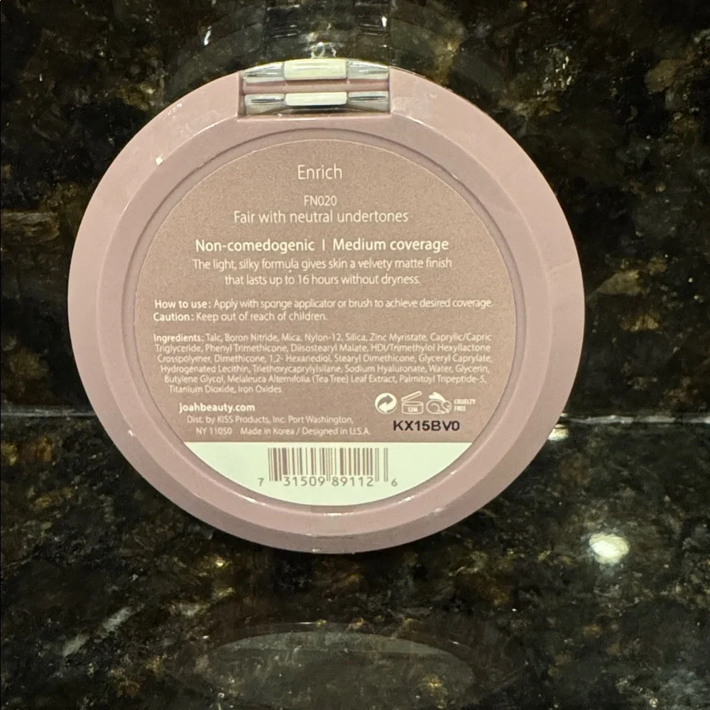 FN020 Joah‎ Skin Smoothing Pressed Powder Foundation - Fair Neutral